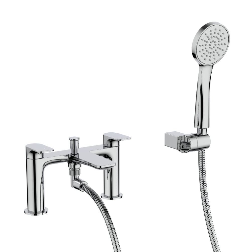 Product Cut out image of the Crosswater Fuse Chrome Bath Shower Mixer
